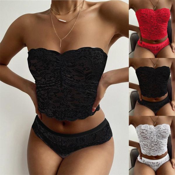 bras sets women's tube shorts underwear brief balck lace lingerie suit see through sleepwear laced bra panties outfit, Red;black
bras sets women's tube shorts underwear brief balck lace lingerie suit see through sleepwear laced bra panties outfit, Red;black