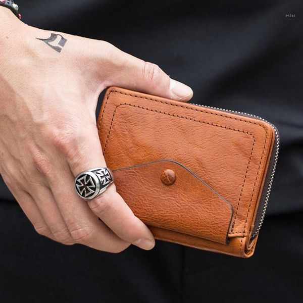 planted leather retro wallet, hand-made zipper short multi-functional large-capacity wallet wallets1, Red;black
planted leather retro wallet, hand-made zipper short multi-functional large-capacity wallet wallets1, Red;black