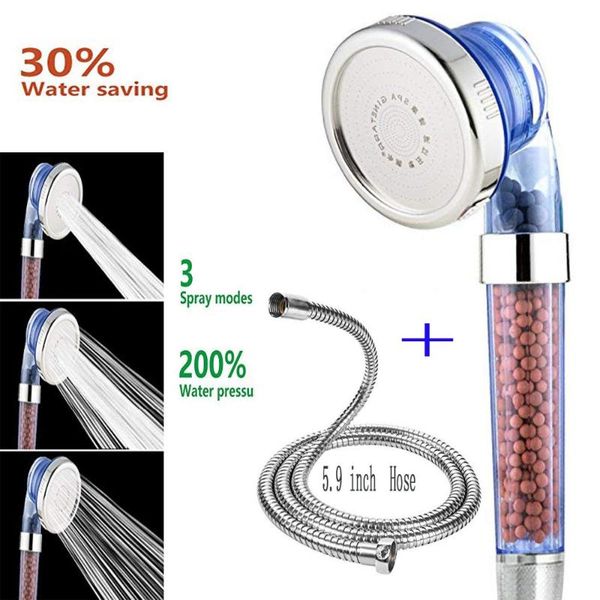bathroom shower heads high-pressure tri-function water saving head plus ionic filter handheld showerhead set with hose
bathroom shower heads high-pressure tri-function water saving head plus ionic filter handheld showerhead set with hose