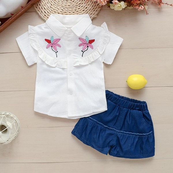 clothing sets girls summer set fashion cotton t-shirt+shorts 2pcs bebes cute kids flower style clothes, White
clothing sets girls summer set fashion cotton t-shirt+shorts 2pcs bebes cute kids flower style clothes, White