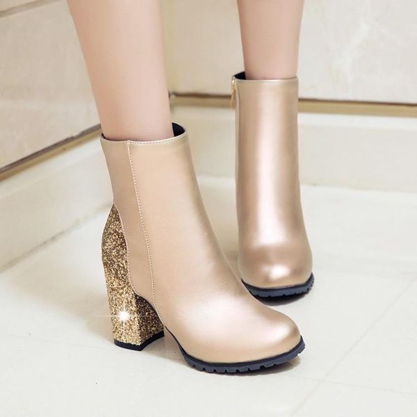 boots big size 11 12 13 14 15 16 17 round-headed thick-heeled high-heeled square-heeled side zipper sequined short, Black
boots big size 11 12 13 14 15 16 17 round-headed thick-heeled high-heeled square-heeled side zipper sequined short, Black