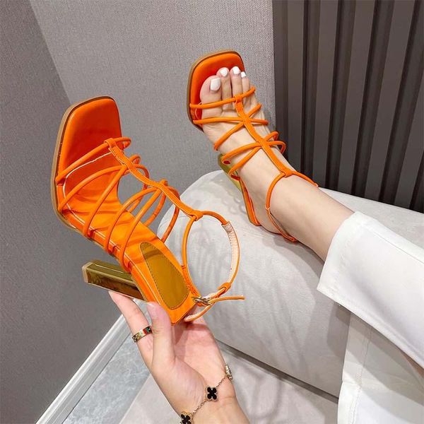 dress shoes arrival 2021 women sandals buckle strap metal high heels woman's pumps narrow band rome style office ladies all match, Black
dress shoes arrival 2021 women sandals buckle strap metal high heels woman's pumps narrow band rome style office ladies all match, Black