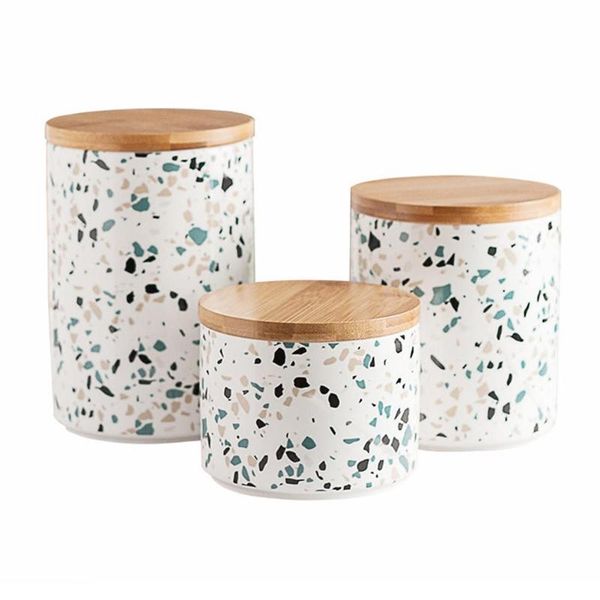 storage bottles & jars creative nordic style marble ceramics wooden cover sealed jar organization seasoning tea food tank
storage bottles & jars creative nordic style marble ceramics wooden cover sealed jar organization seasoning tea food tank