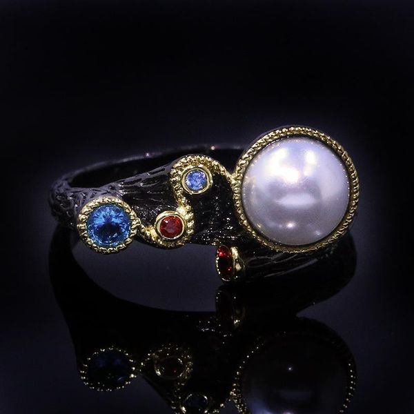 cluster rings chuhan fashion italian freshwater pearl retro nostalgic female ring two-color gold wedding cocktail jewelry, Golden;silver
cluster rings chuhan fashion italian freshwater pearl retro nostalgic female ring two-color gold wedding cocktail jewelry, Golden;silver