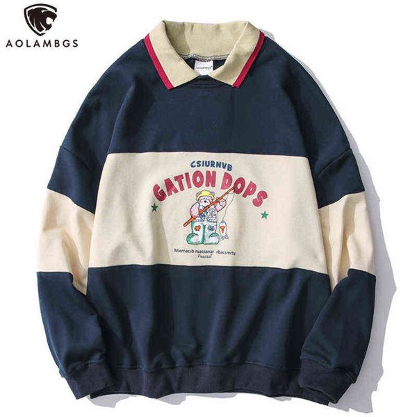 aolamegs striped patchwork hoodies autumn sweatshirts men cute print casual hooded pullover couples false two harajuku colthing 211217, Black
aolamegs striped patchwork hoodies autumn sweatshirts men cute print casual hooded pullover couples false two harajuku colthing 211217, Black