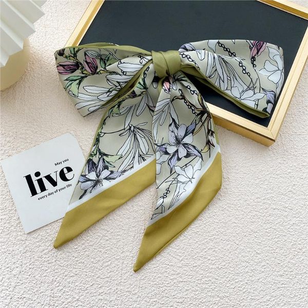scarves women silk scarf rope print tie bag ribbons head small long c, Blue;gray
scarves women silk scarf rope print tie bag ribbons head small long c, Blue;gray
