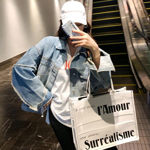 women's jackets jacket women traf 2021 denim with lapel short casual loose long sleeve for, Black;brown
women's jackets jacket women traf 2021 denim with lapel short casual loose long sleeve for, Black;brown