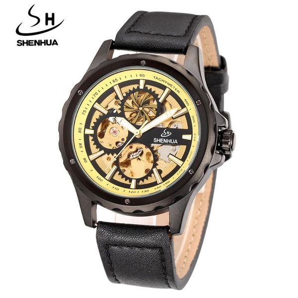 brand name shenhua men casual sports mechanical watches leather band automatic self-wind skeleton wrist for reloj wristwatches, Slivery;brown
brand name shenhua men casual sports mechanical watches leather band automatic self-wind skeleton wrist for reloj wristwatches, Slivery;brown