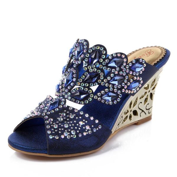 slippers g-sparrow 2021 summer women's platform wedge casual sandals blue high heeled rhinestones shoes with diamonds, Black
slippers g-sparrow 2021 summer women's platform wedge casual sandals blue high heeled rhinestones shoes with diamonds, Black