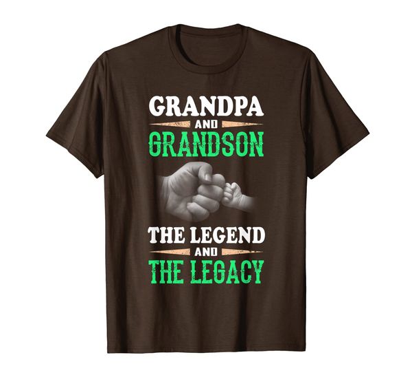 Grandson Gift Shirt Granpa The Legend Grandson The Legacy T-Shirt, Mainly pictures
Grandson Gift Shirt Granpa The Legend Grandson The Legacy T-Shirt, Mainly pictures
