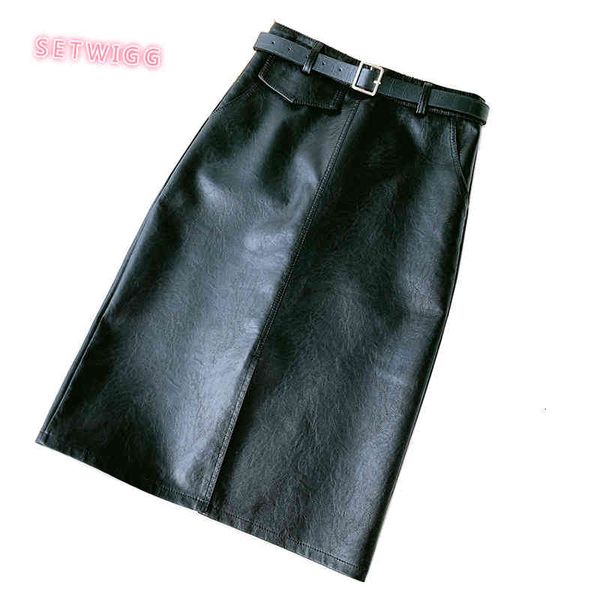 skirts autumn black faux midi pencil with belt front split retro slim temperament knee length ol pu leather skirts
skirts autumn black faux midi pencil with belt front split retro slim temperament knee length ol pu leather skirts