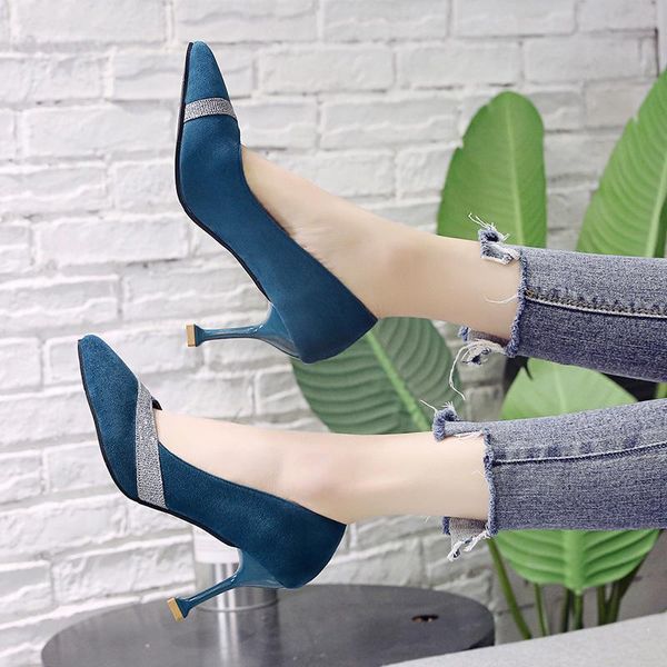 dress shoes women's pumps female high heels design trend for lady heel office elegant women w32-03, Black 
dress shoes women's pumps female high heels design trend for lady heel office elegant women w32-03, Black