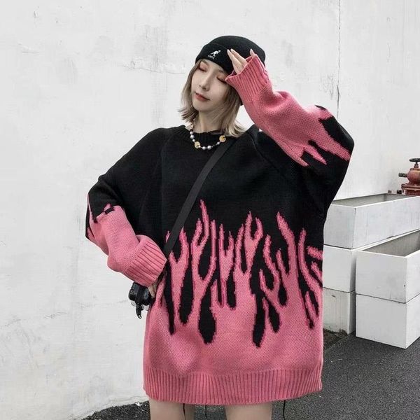 men's sweaters hop men youthful vintage knitted sweater jumpers streetwear hip harajuku fashion oversize pullover mens couple, White;black
men's sweaters hop men youthful vintage knitted sweater jumpers streetwear hip harajuku fashion oversize pullover mens couple, White;black