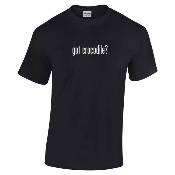 got crocodile cotton t-shirt shirt solid black white s m xl 2xl 3xl 4xl 5xl, White;black
got crocodile cotton t-shirt shirt solid black white s m xl 2xl 3xl 4xl 5xl, White;black