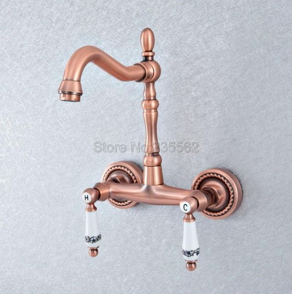 antique red copper bathroom kitchen sink faucet mixer tap swivel spout wall mounted double handles lsf889 faucets
antique red copper bathroom kitchen sink faucet mixer tap swivel spout wall mounted double handles lsf889 faucets
