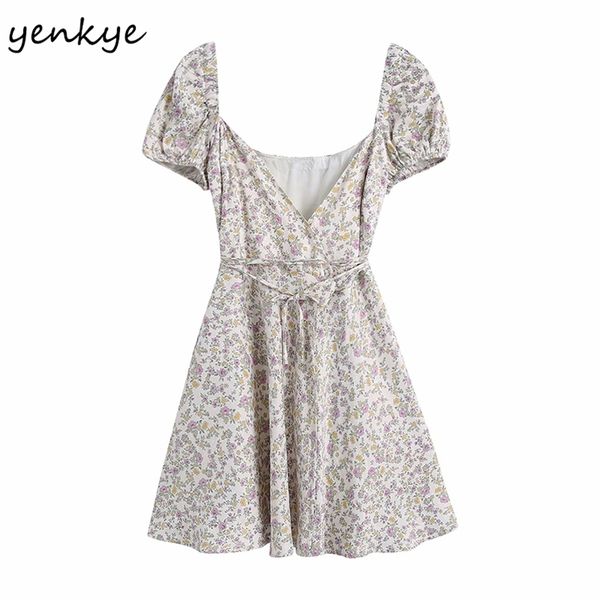 summer women vintage floral print dress female cross v neck short sleeve a-line holiday vestido mini sundress 210514, Black;gray
summer women vintage floral print dress female cross v neck short sleeve a-line holiday vestido mini sundress 210514, Black;gray