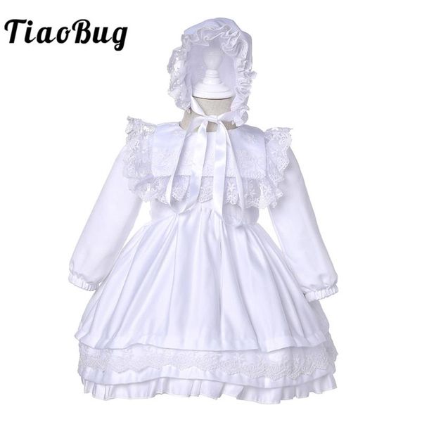 girl's dresses baby girls vintage royal style long sleeves lace party dress + bonnet infant baptism wedding flower girl clothes, Red;yellow
girl's dresses baby girls vintage royal style long sleeves lace party dress + bonnet infant baptism wedding flower girl clothes, Red;yellow