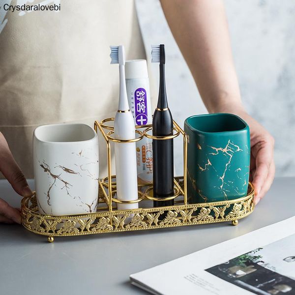 bath accessory set marble ceramic bathroom accessories golden wrought iron toothbrush holder teeth cylinder cup mouthwash kit cu
bath accessory set marble ceramic bathroom accessories golden wrought iron toothbrush holder teeth cylinder cup mouthwash kit cu