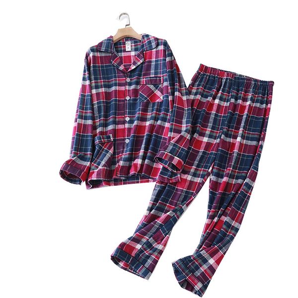 women's sleepwear fall winter men's rad plaid pajamas set comfort loose large size turn-down collar full sleeve+pants 2pcs homewea, Black;red
women's sleepwear fall winter men's rad plaid pajamas set comfort loose large size turn-down collar full sleeve+pants 2pcs homewea, Black;red