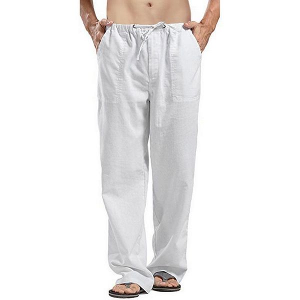 men's pants 2021 cotton linen loose male summer casual solid color trousers plus size spring harajuku clothing, Black
men's pants 2021 cotton linen loose male summer casual solid color trousers plus size spring harajuku clothing, Black