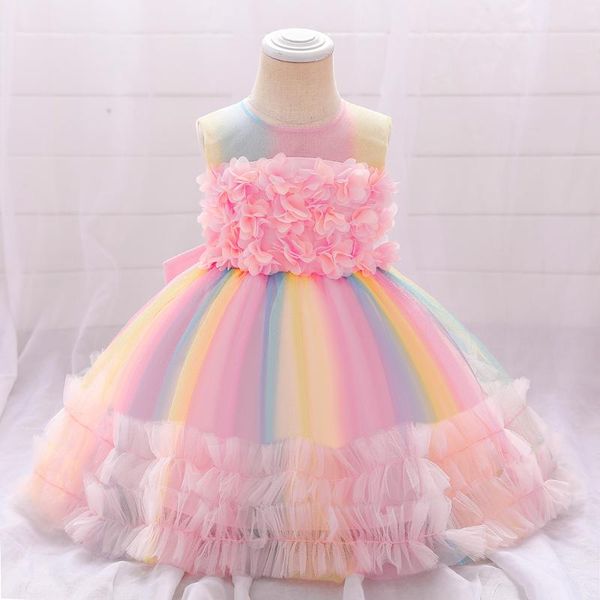 girl's dresses summer baby dress for girls 1 year birthday princess clothing toddler colorful flower lace party wedding kids vestidos, Red;yellow
girl's dresses summer baby dress for girls 1 year birthday princess clothing toddler colorful flower lace party wedding kids vestidos, Red;yellow