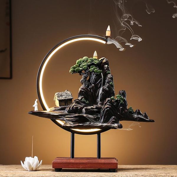 led light incense burner waterfall holder ceramic modern electric quemador incienso fragrance lamps
led light incense burner waterfall holder ceramic modern electric quemador incienso fragrance lamps