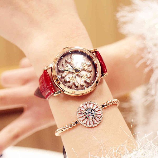 watch 2021 women's rotating fashion studentwatch with diamond snowflake quartz waterproof real belt, Slivery;brown
watch 2021 women's rotating fashion studentwatch with diamond snowflake quartz waterproof real belt, Slivery;brown