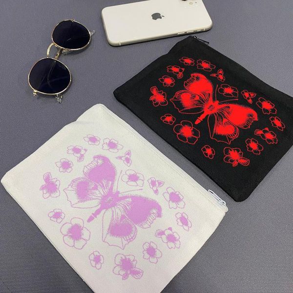 cosmetic bags & cases flowers butterfly printing japanese bag women's small black clutch girl y2k makeup storage mini punk pencil
cosmetic bags & cases flowers butterfly printing japanese bag women's small black clutch girl y2k makeup storage mini punk pencil