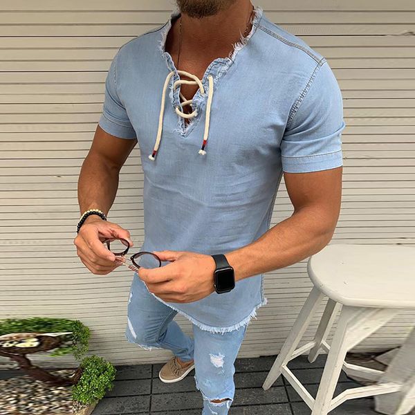 men's t-shirts v-neck fitness bodybuilding t-shirt high street summer short-sleeved zipper casual cotton top, White;black
men's t-shirts v-neck fitness bodybuilding t-shirt high street summer short-sleeved zipper casual cotton top, White;black