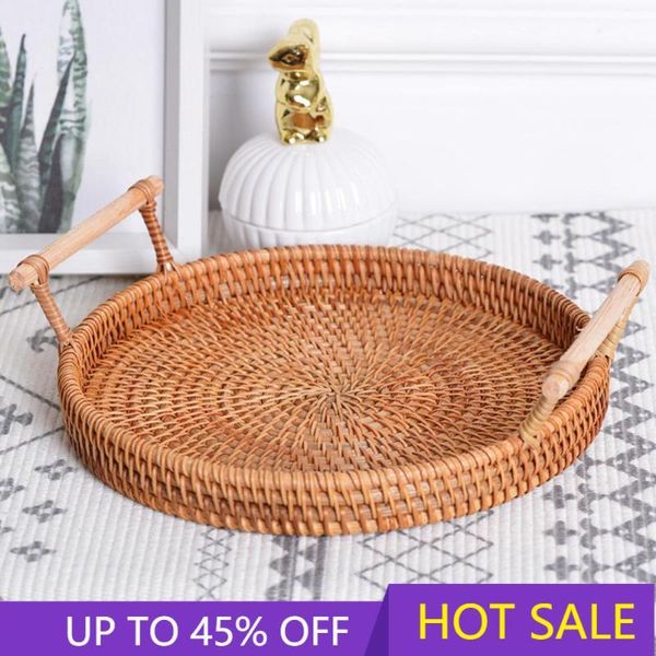kitchen storage & organization hand-woven round rattan tray fruit snacks basket organizer with handle autumn woven snack
kitchen storage & organization hand-woven round rattan tray fruit snacks basket organizer with handle autumn woven snack