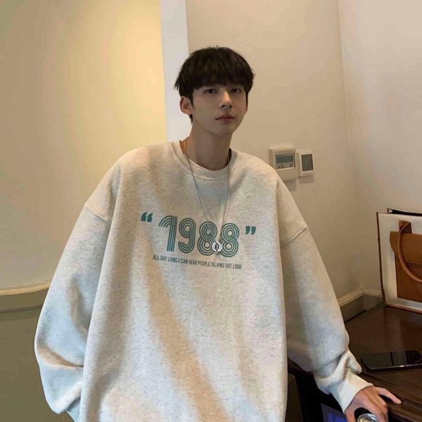 men's jackets pr letter 1988 printed sweatshirt long sleeve male oversize fleece hoodies thicken pullovers casual loose clothes n3kj, Black;brown
men's jackets pr letter 1988 printed sweatshirt long sleeve male oversize fleece hoodies thicken pullovers casual loose clothes n3kj, Black;brown