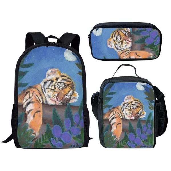 school bags for boys girls cool tiger print backpack sets teenager 16inch children kids bagpack primary bookbags
school bags for boys girls cool tiger print backpack sets teenager 16inch children kids bagpack primary bookbags