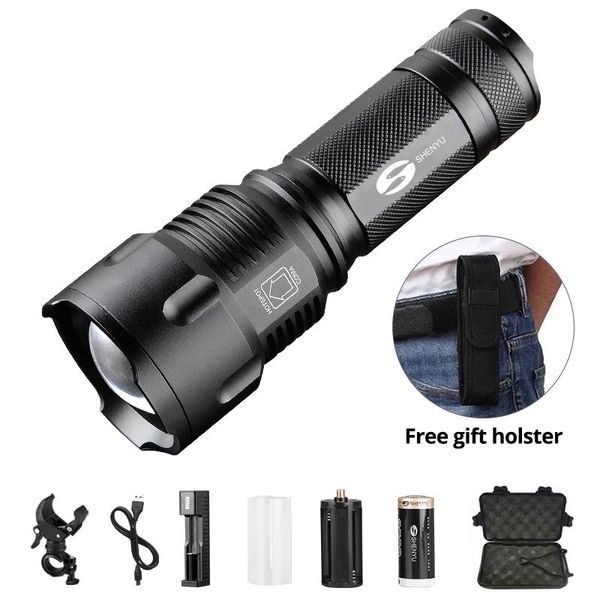 powerful led cree xml-t6 l2 zoom waterproof torch for 26650 rechargeable or battery bike camping hiking flashlights torches
powerful led cree xml-t6 l2 zoom waterproof torch for 26650 rechargeable or battery bike camping hiking flashlights torches