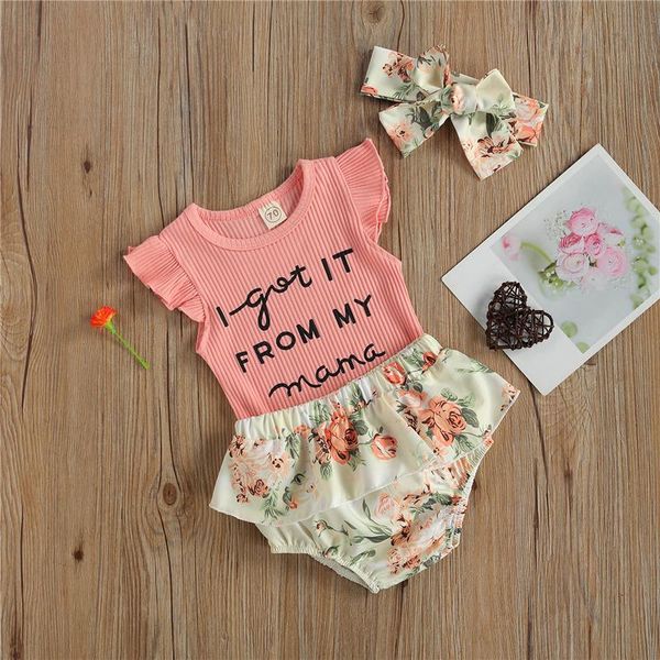 born baby girls 3-piece summer casual outfit set sleeve letter print romper+floral shorts+headband dairty wear jumpsuits, Blue
born baby girls 3-piece summer casual outfit set sleeve letter print romper+floral shorts+headband dairty wear jumpsuits, Blue