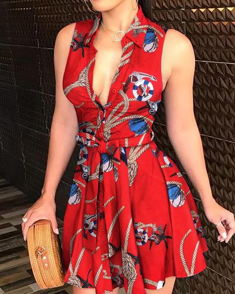 casual dresses 2021 women chain print sleeveless dress bandage mini a-line party summer feminias vestidos female, Black;gray
casual dresses 2021 women chain print sleeveless dress bandage mini a-line party summer feminias vestidos female, Black;gray