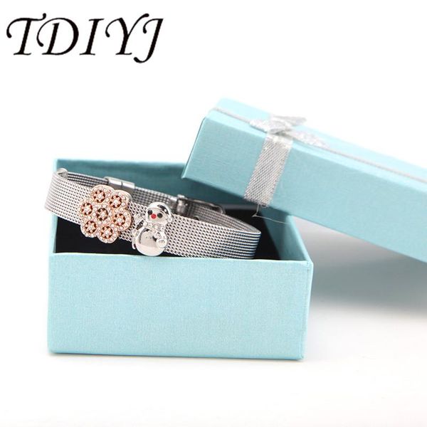 charm bracelets tdiyj collection snowflake snowman diy stainless steel mesh silver charms bracelet bangle for christmas jewelry 1set, Golden;silver
charm bracelets tdiyj collection snowflake snowman diy stainless steel mesh silver charms bracelet bangle for christmas jewelry 1set, Golden;silver