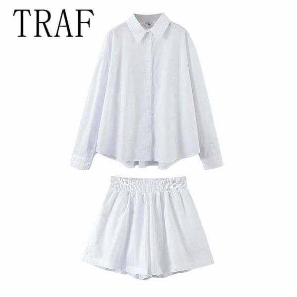 women's tracksuits fashion 2022 style temperament suit waist slim white shirt wide leg shorts two piece set, Gray
women's tracksuits fashion 2022 style temperament suit waist slim white shirt wide leg shorts two piece set, Gray