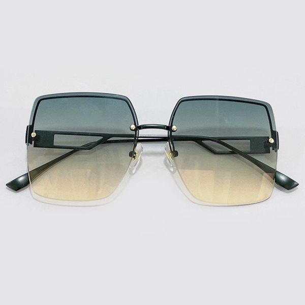 rimless fashion sunglasses women vintage designer black glasses sun for female uv400 eyewear shades, White;black
rimless fashion sunglasses women vintage designer black glasses sun for female uv400 eyewear shades, White;black