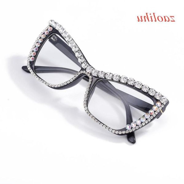 zaolihu luxury cat eye sunglasses oversized square female eyewear clearn lens eyeglasses uv400 gorgeours diamond sun glasses, Black
zaolihu luxury cat eye sunglasses oversized square female eyewear clearn lens eyeglasses uv400 gorgeours diamond sun glasses, Black