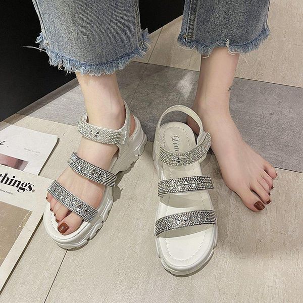 thick sole rhinestone sandals women black white platform summer outdoor shiny open toe zapatos mujer
thick sole rhinestone sandals women black white platform summer outdoor shiny open toe zapatos mujer