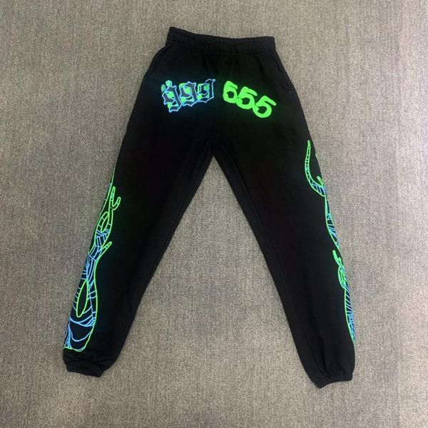 young thug sp5der 55555 pants women men flame letter ice silk print sweatpants fashion trend loose strappy casual men's, Black
young thug sp5der 55555 pants women men flame letter ice silk print sweatpants fashion trend loose strappy casual men's, Black