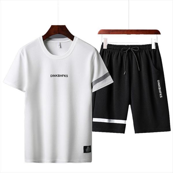 men's 2 pieces set t shirt men tracksuit bermuda masculina board shorts printed sportswear casual mens clothing ropa hombre size, Gray 
men's 2 pieces set t shirt men tracksuit bermuda masculina board shorts printed sportswear casual mens clothing ropa hombre size, Gray