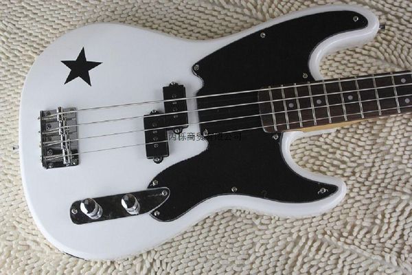 pure white black basswood fingerboard platanewood silver hardware electric bass guitar @16
pure white black basswood fingerboard platanewood silver hardware electric bass guitar @16