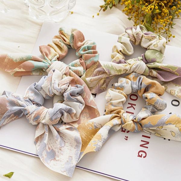 cute rabbit ears hair scrunchie tie-dye bows ponytail holder hairband bow knot scrunchies girls hair ties hair accessories, Golden;silver
cute rabbit ears hair scrunchie tie-dye bows ponytail holder hairband bow knot scrunchies girls hair ties hair accessories, Golden;silver