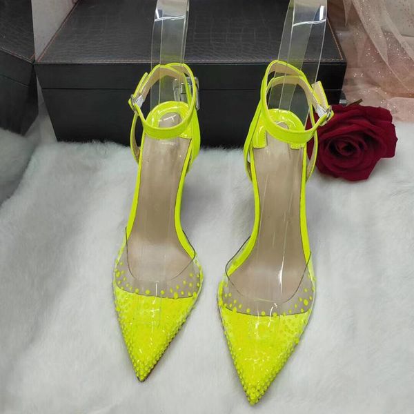 sandals over size 34-45 customized height crystals pvc shallow pointy toe brief ankle strap women high heels shoes, Black
sandals over size 34-45 customized height crystals pvc shallow pointy toe brief ankle strap women high heels shoes, Black
