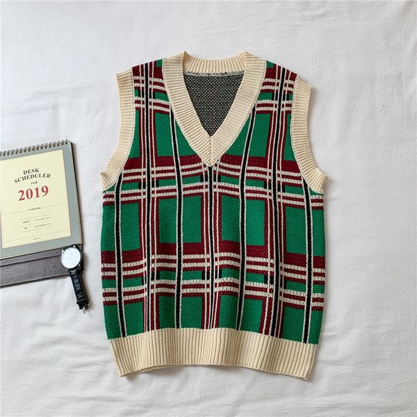 Men's Vests Sweaters Vest Male Spring Autumn V-Neck Pullover Casual Student Loose Korean Erkek kak Knitted Sweater S6YW, Black;white
Men's Vests Sweaters Vest Male Spring Autumn V-Neck Pullover Casual Student Loose Korean Erkek kak Knitted Sweater S6YW, Black;white