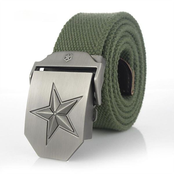 belts nylon men women military canvas belt luxury 3d star metal buckle jeans army tactical for waistband strap male, Black;brown
belts nylon men women military canvas belt luxury 3d star metal buckle jeans army tactical for waistband strap male, Black;brown
