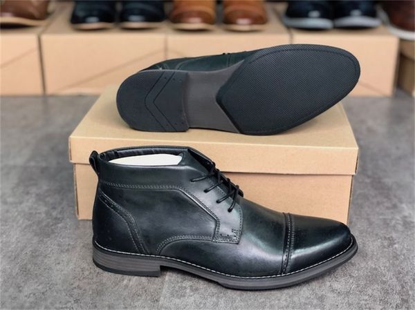 mens designer dress shoes lace-up martin ankle boot formal business boots handmade genuine leather wedding party shoe with box 033, Black
mens designer dress shoes lace-up martin ankle boot formal business boots handmade genuine leather wedding party shoe with box 033, Black