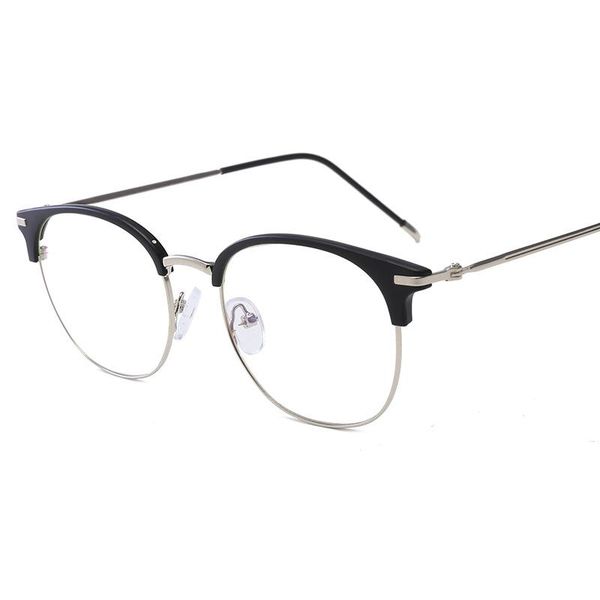 sunglasses 2021 personality eye protection high-quality for women and man round retro metal half-frame ultra-light flat glasses, White;black
sunglasses 2021 personality eye protection high-quality for women and man round retro metal half-frame ultra-light flat glasses, White;black