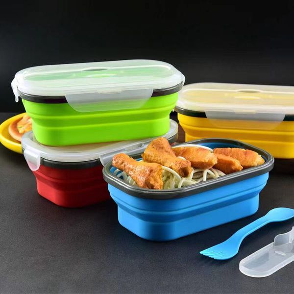 storage bottles & jars bento box accessorie 900ml creative silicone folding lunch retractable case with fork picnic for student
storage bottles & jars bento box accessorie 900ml creative silicone folding lunch retractable case with fork picnic for student